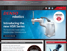 Tablet Screenshot of densorobotics.com